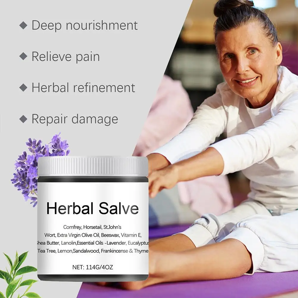 Salep Herbal organik 114g, 1 buah salep menenangkan pijat untuk regang otot