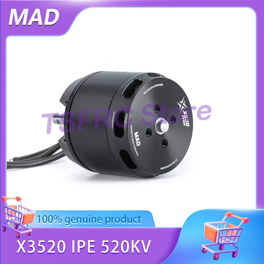 

Бесщеточный двигатель MAD X3520 IPE 520KV 700KV для мультироторного квадрокоптера дальнего действия, гексакоптера, осьмикоптера, радиоуправляемого дрона