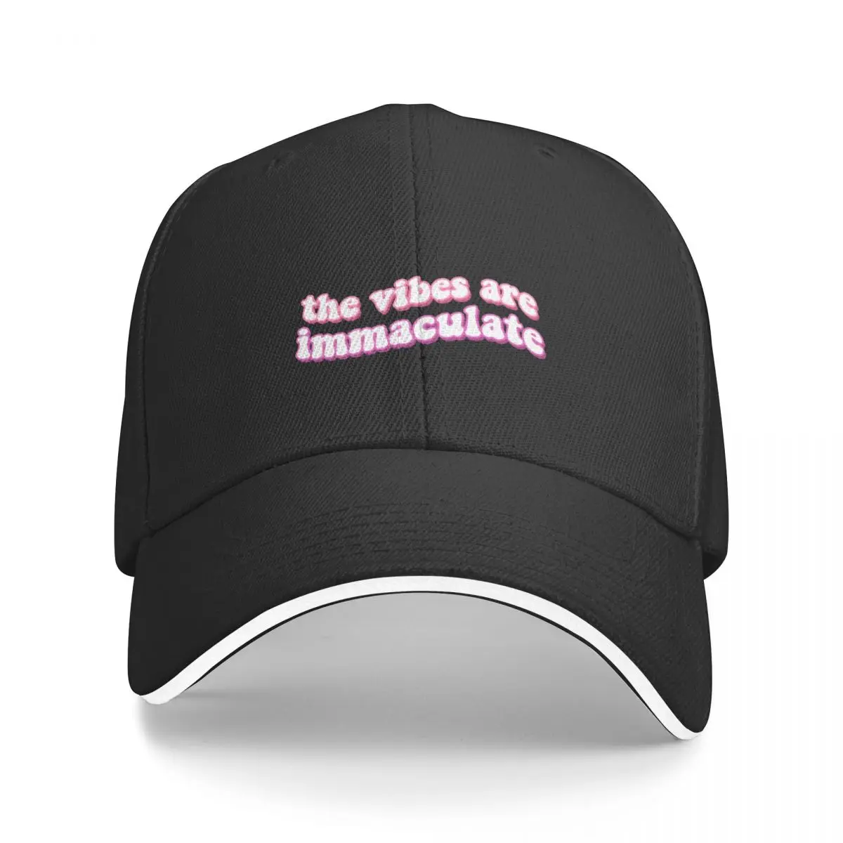 the vibes are immaculate Baseball Cap Sun Cap Big Size Hat Sun Hats For Women Men's