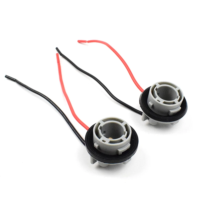 

2Pcs 1156 Bulb Socket BA15S Lamp Holder P21W Adapter Base Connector .