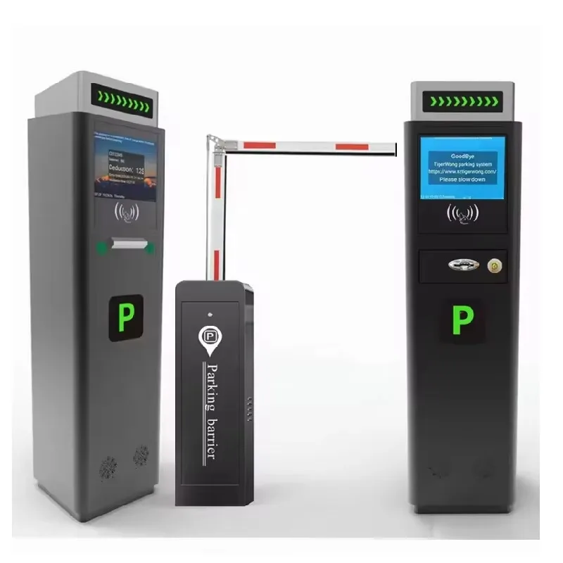 

【specialized】Qigong Automatic Barrier Gate 5 Meters Fence Arm with RFID Crd Rader Straight Arm Traffic Parking System Barriers