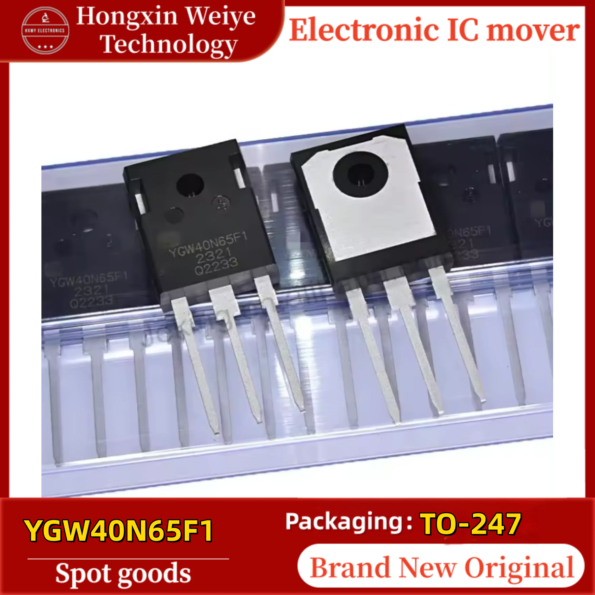 

10/20 PCS YGW40N65F1 40N65 TO-247 650V 40A IGBT Field Effect Transistor Brand New In Stock