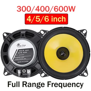 Altifalante áudio para automóvel modificado Mid-Bass, Subwoofer de frequência completa, Instalação não destrutiva, 600W, 4 10 principais vendas par de alto falante 5 polegadas - №9