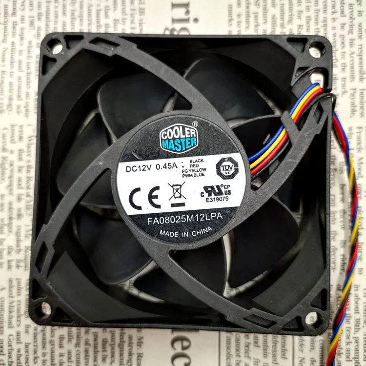 

FA08025M12LPA 8025 12V 0.45A 4WIRES TEMPERATURE CONTROL COOLING FAN 8 CM