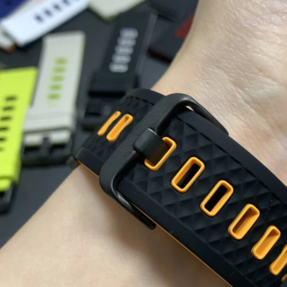 22mm Silicone Sport Strap For COLMI P86 P82 V76 V68 C81 M42 I30 Watch Band For COROS APEX 4 42mm Replacement Wrist Bracelet Belt