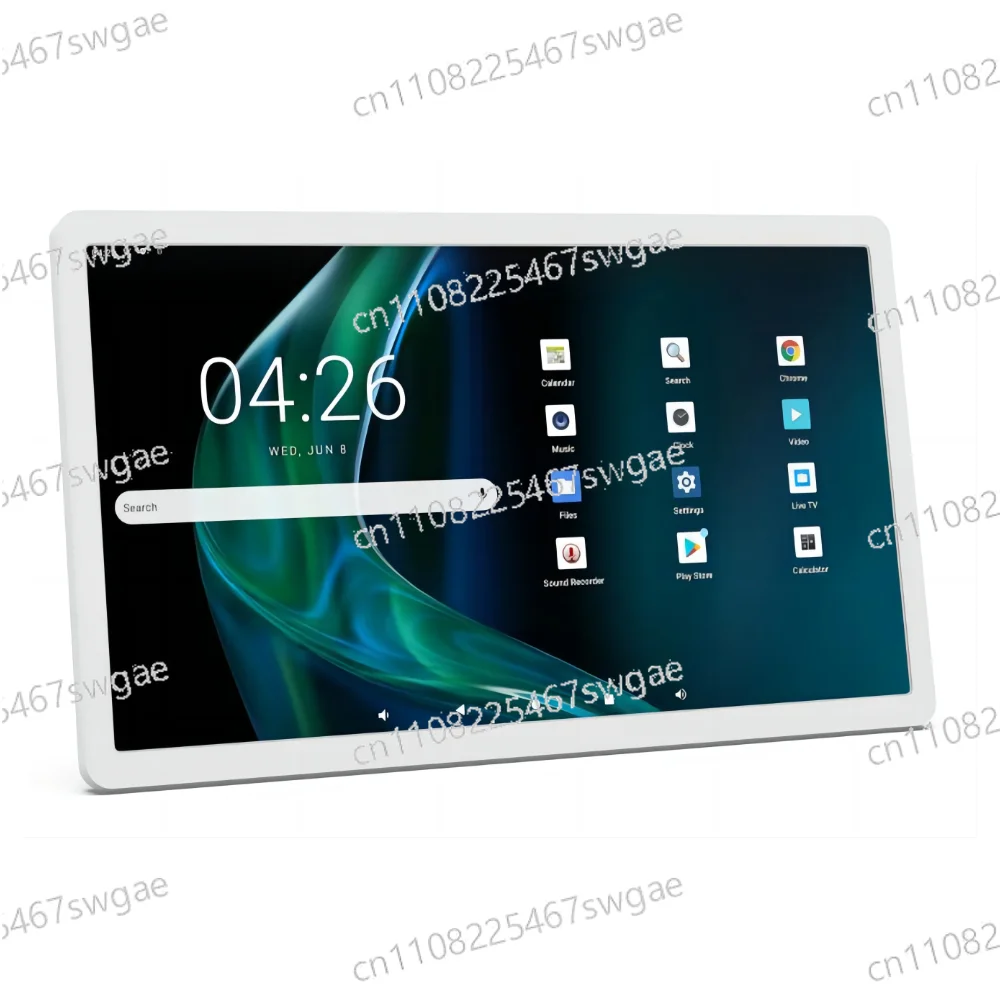 

24 Inch Android 14 Wall-Mount Tablet 8G+128G Multi-media Player IN Touch Screen White Color Large Memory Slim Display