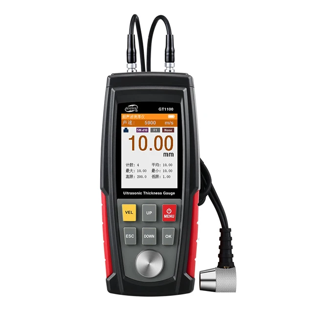 

1-225mm Colorful Screen Ultrasonic Thickness Gauge Meter Tester Battery Digital Width Measuring instruments