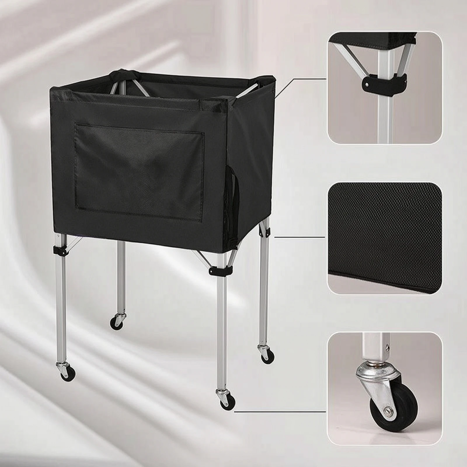 Ball Storage Cart Foldable Fol - Sports Equipment Cart recension och pris