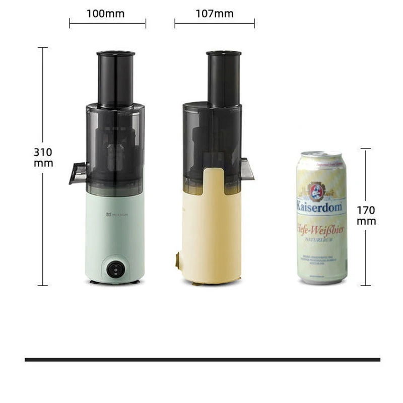 Медленная мини-соковыжималка Mokkom, бытовая полностью автоматическая маленькая многофункциональная соковыжималка для разделения остатков сока,