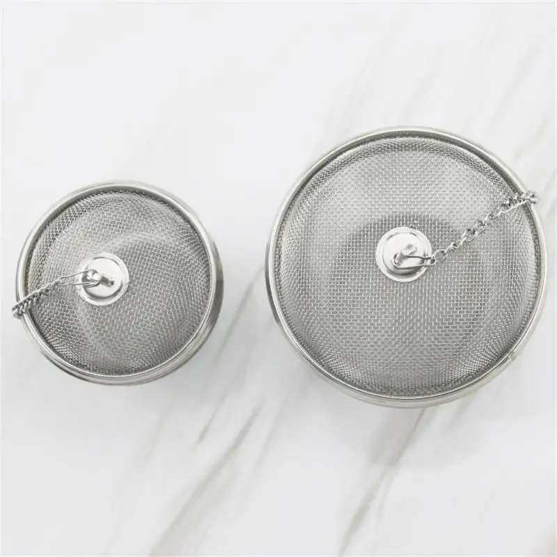 Seasoning Balls 304 Stainless Steel Rotary Lock 304 Stainless Steel Filter Kitchen Bar Supplies Tea Filter Stew Buckle Design