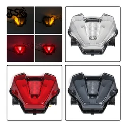 For Yamaha MT 07 MT07 MT-07 2021 2022 2023 LED Rear Tail Light Integrated Turn Signal Taillight Motorcycle Accessories