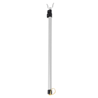Silver Adjustable Telescopic Clothesline Pole Home Closet Hanger Drying Rack Portable Alloy Material Storage ganizer Wardrobe