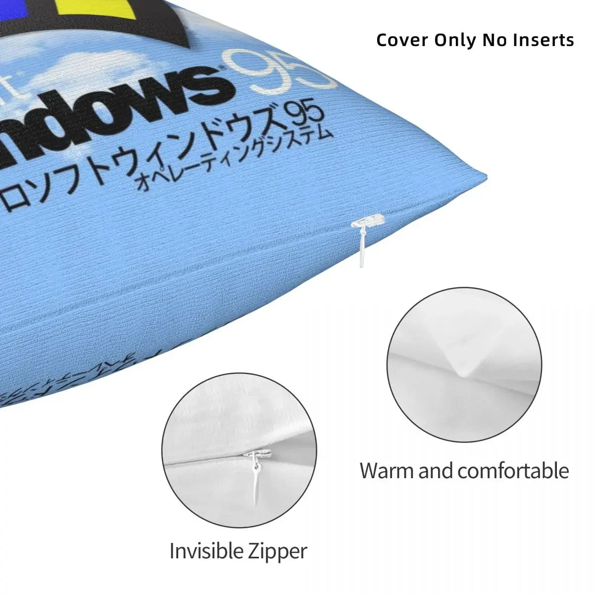 Double-sided Printing WINDOWS 95 Throw Pillow Luxury Sofa Pillows Cushion Child