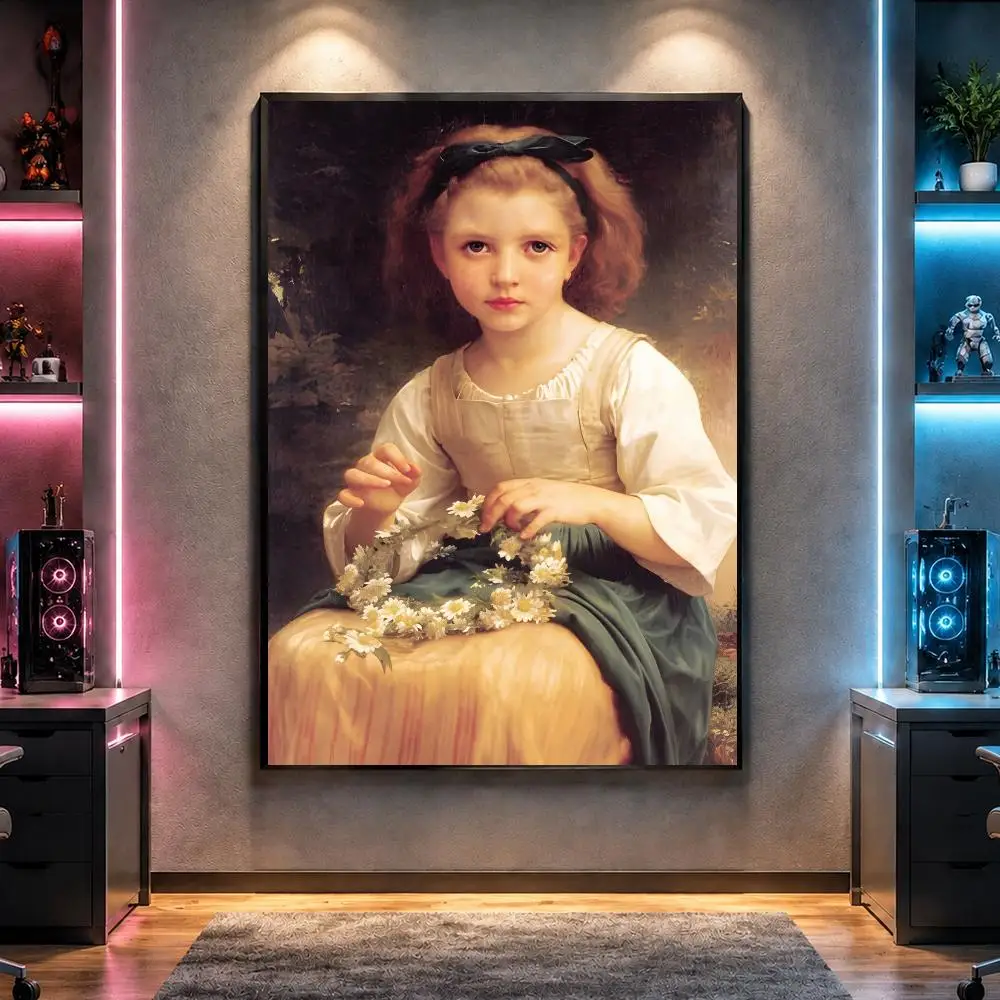 Artist Classical W-William-Adolphe Bouguereau Poster Wall Art Bedroom Living Room Dorm Bar Cafe Gym Studio Home Decor Gifts