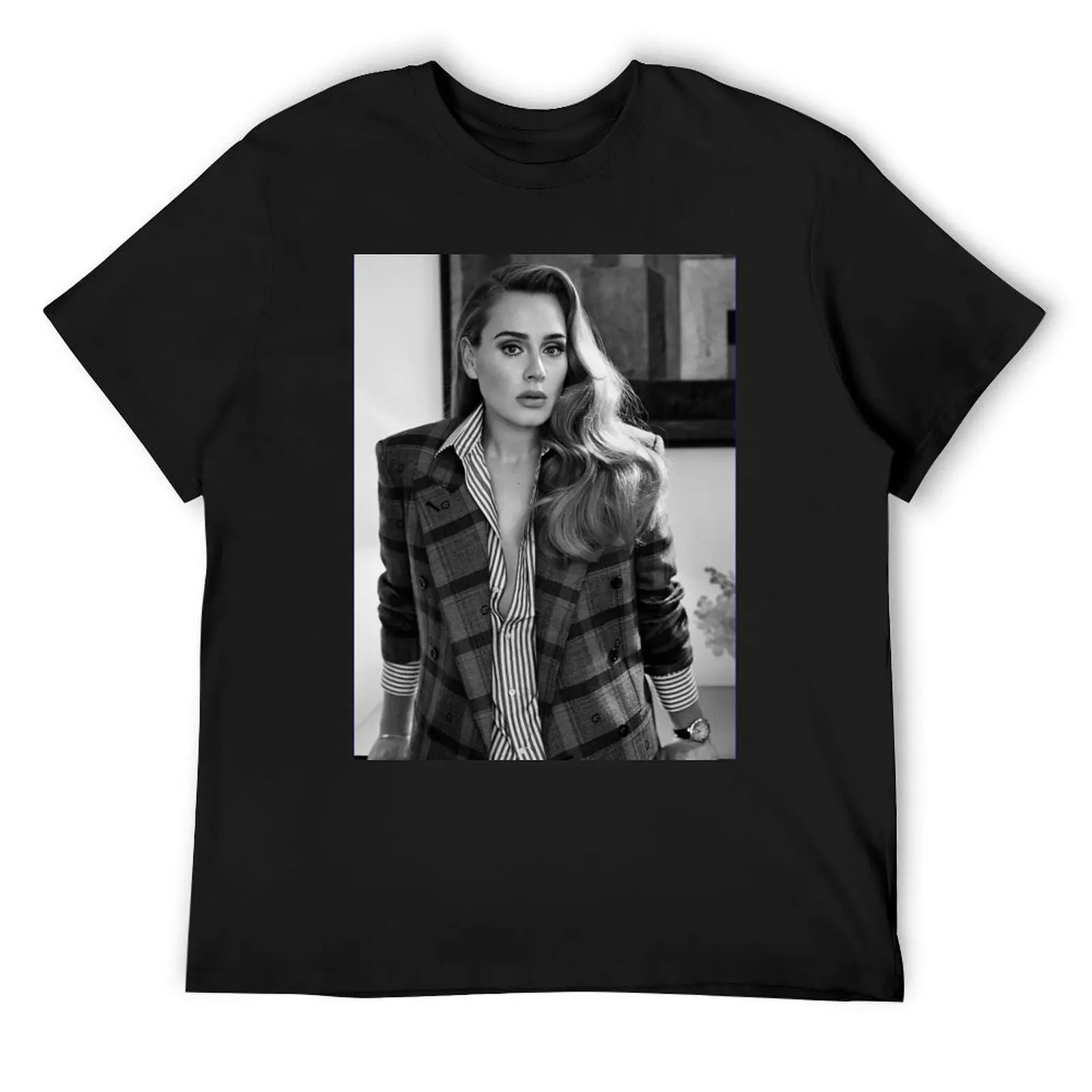 

Adele Beauty, милая футболка, рубашки больших размеров, одежда в стиле аниме, мужская одежда