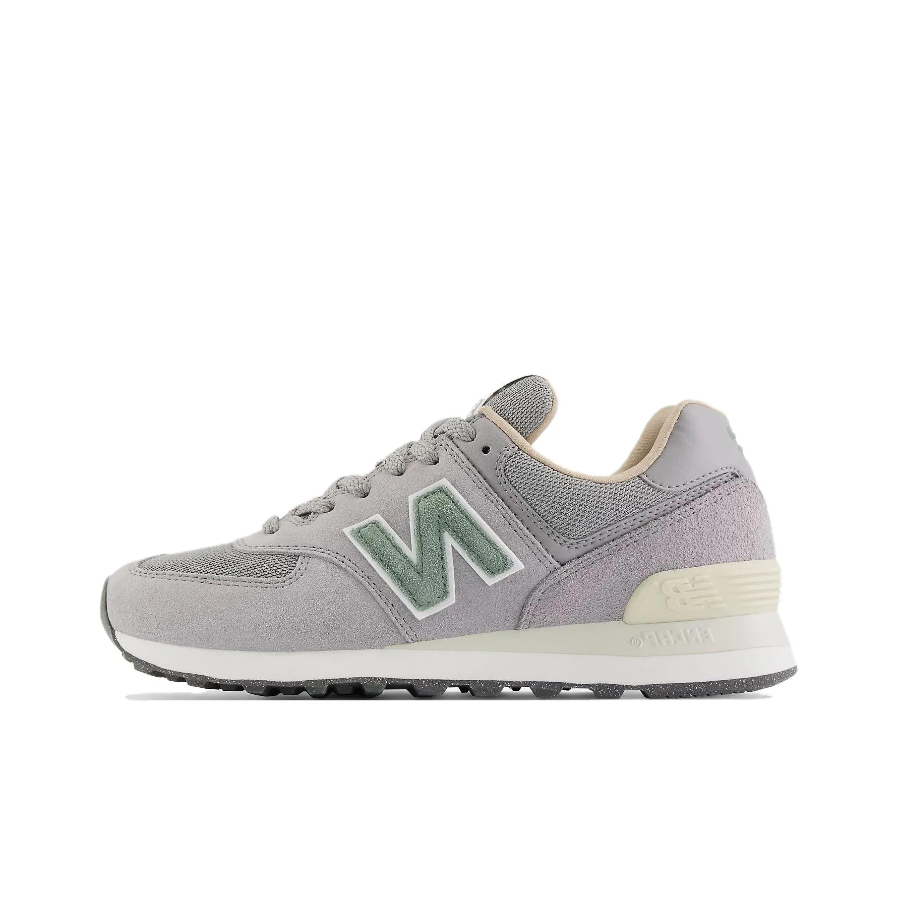

New Balance NB 574 Low Топ Беговые кроссовки Женские Серый Бежевый WL574TG2