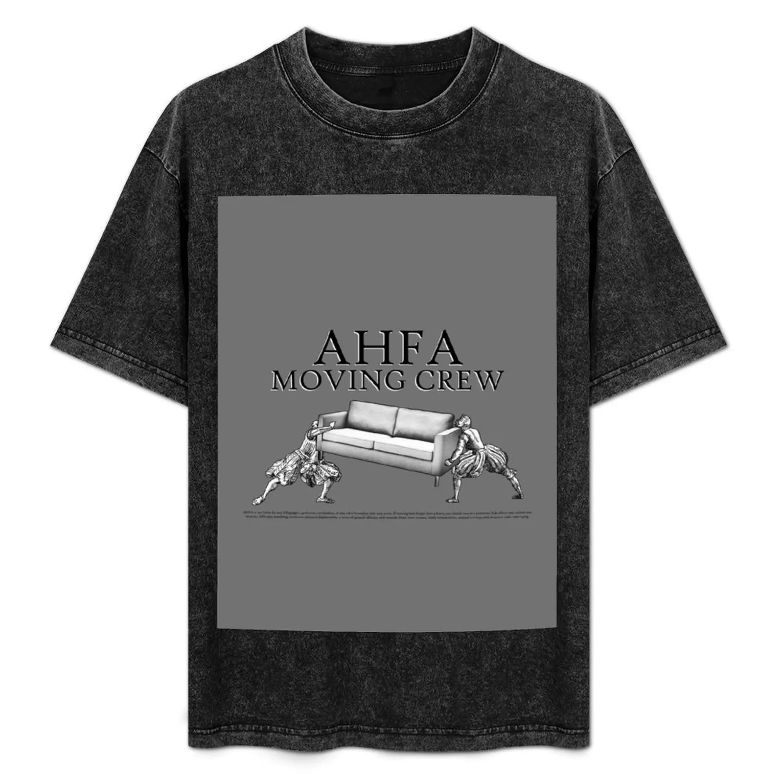 

AHFA Moving Crew T-Shirt Soft Cotton Print T-Shirt