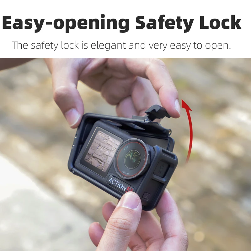 Pare-soleil Rabbit Jos pour DJI Action 5 Pro, étui anti-chute pliable, cadre Boder 6,000, accessoires de capot solaire, Action 4/3