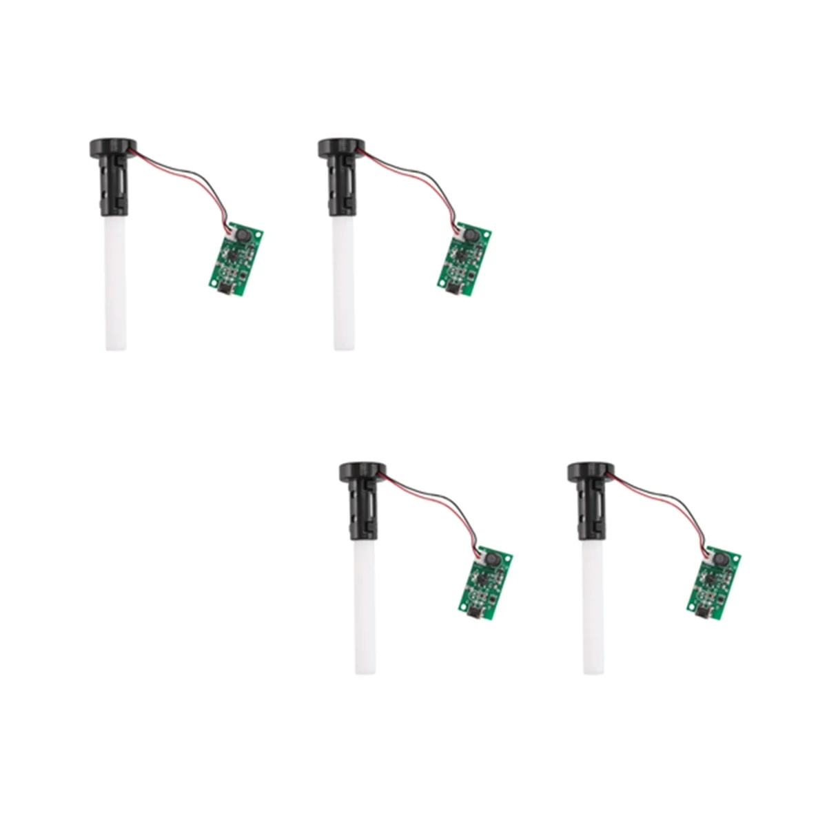 

4Pcs USB Mini Humidifier Mist Driver Circuit Board Fogger Atomization Film Atomizer Sheet DIY Kits