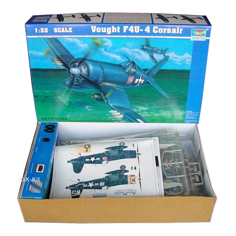 

Trumpeter 02222, масштаб 1: 32, высота США, модель F4U Corsair, боевой самолет, военная сборка, пластиковая модель ручной работы, набор для строительства