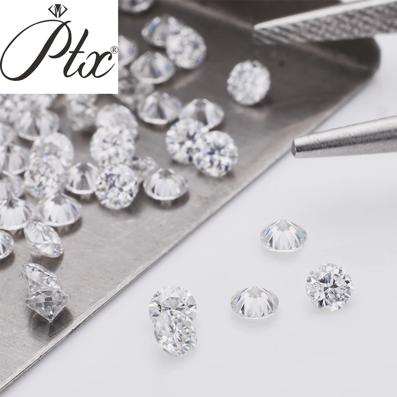 

Top D Color Small Sizes Melee Small Size Moissanite Beads Round Brilliant Brilliant Cut Small White Jewelry Making GemstonesDiy