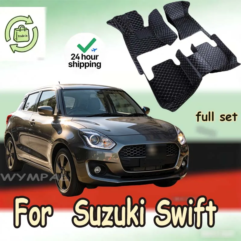 Auto-Fußmatten für Suzuki Swift 2005 2006 2007 2008 2009 2010 2011 2012 2013 2014 2015 2016 2017 2018 Autozubehör