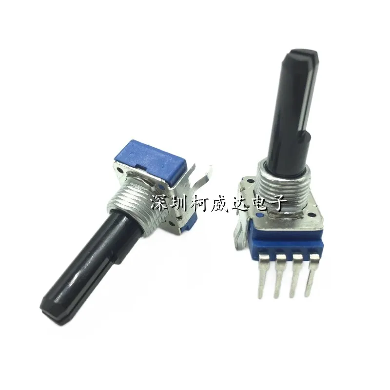 10pcs  RK11 type potentiometer B103 B10K with midpoint single joint 4-pin shaft length 23mm for Pioneer mixing console