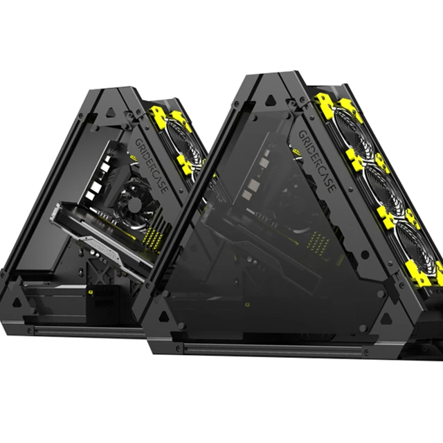 V1D Aluminiumlegering Computer Open Chassis Waterkoeling Ondersteuning Atx/Matx/Itx Moederbord Gaming Building Pc Case