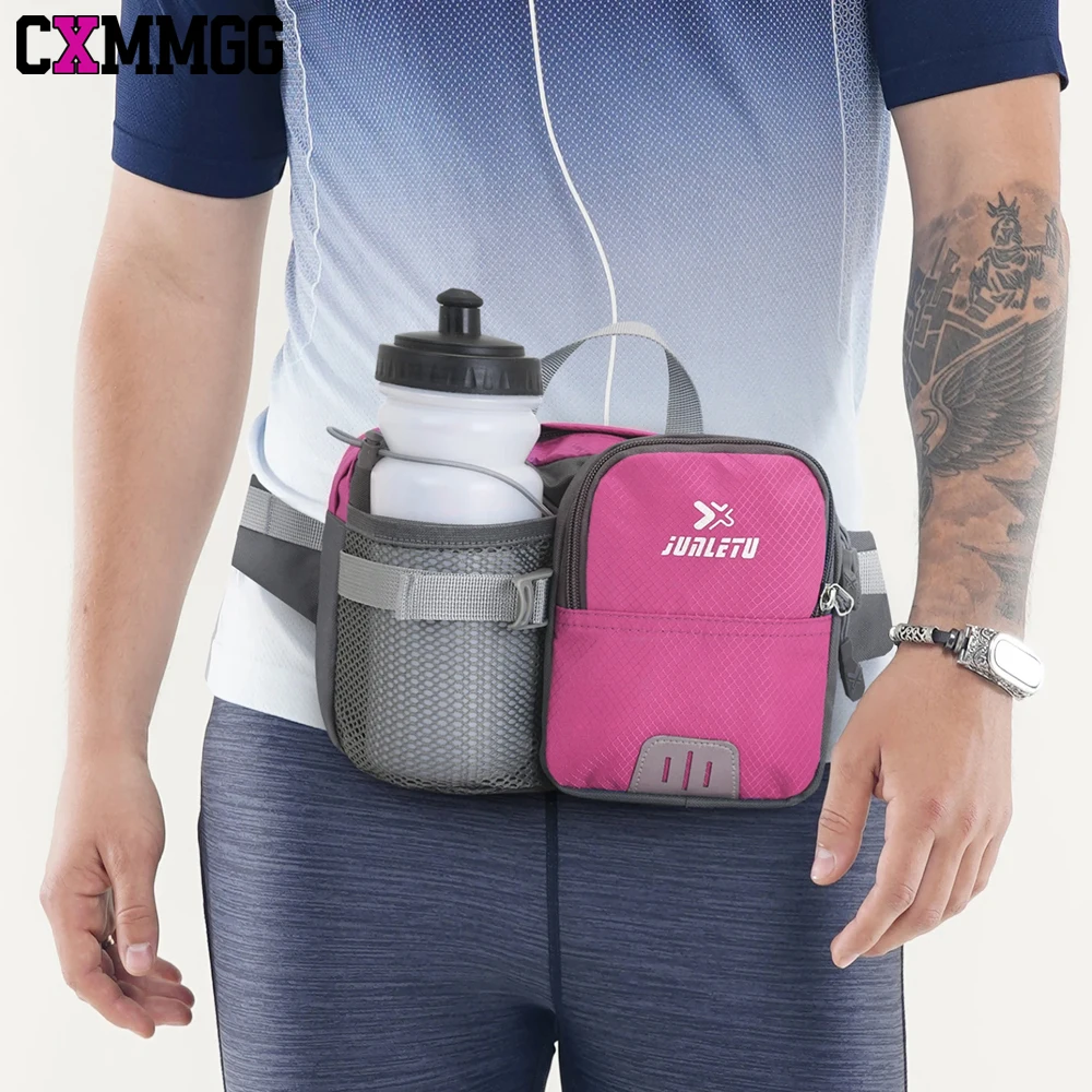 

1PCS Fanny Pack Waist Bag, Waist Pack for Women Men with Water Bottle Holder Hiking Fanny Pack for Running Walking DogWalking