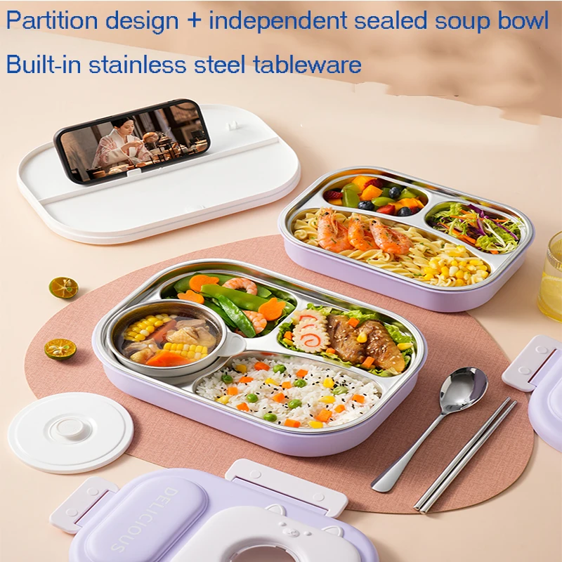 

Kawaii Miniso 1500ML316 insulation lunch box for primary school students' special children's lunch box heating
