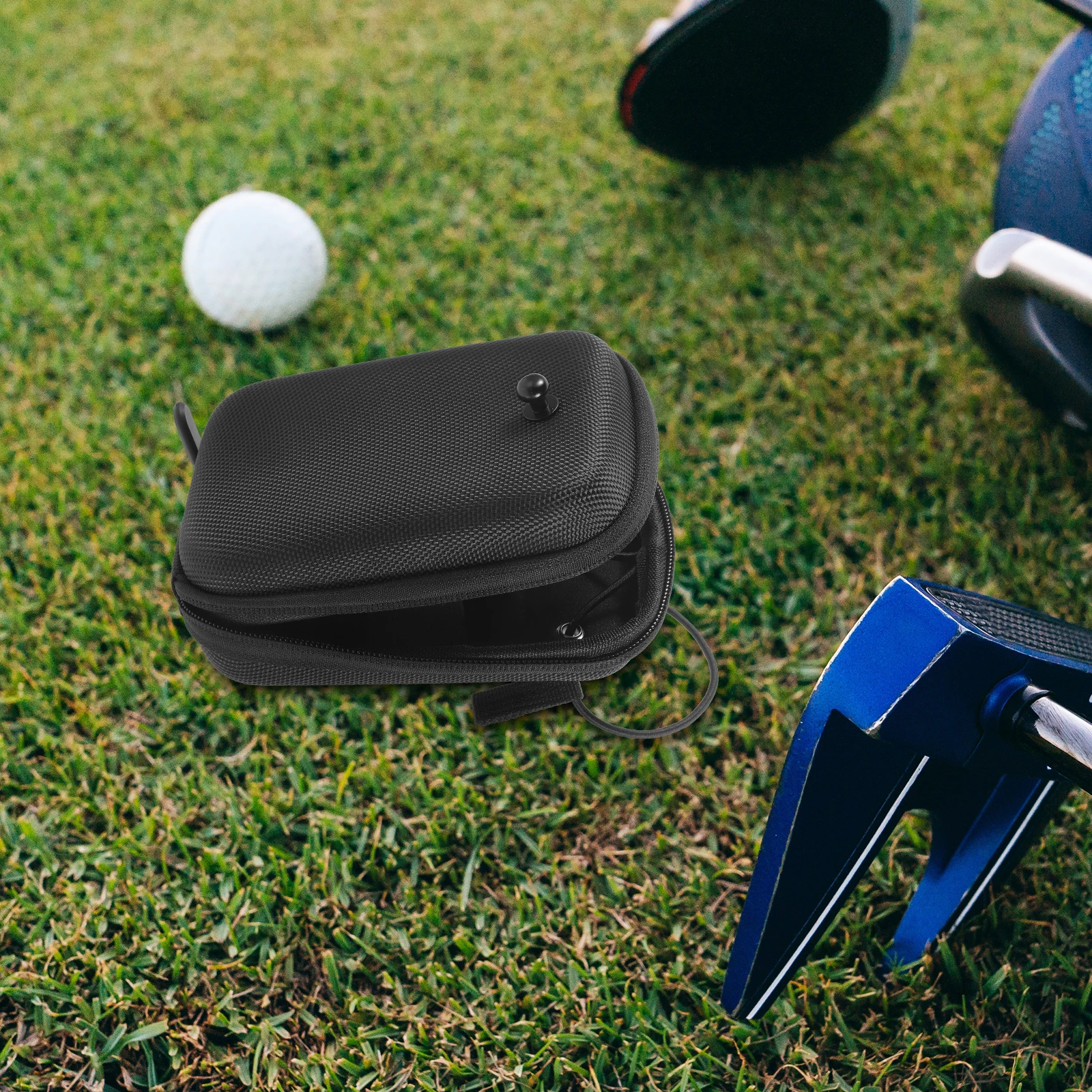 

Golf Rangefinder Case Black Shockproof Storage Bag Lightweight Portable Small Pouch Home Use Golf Bag Accessories