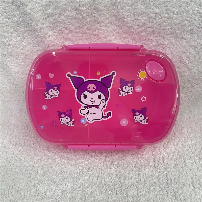 19X12X7Cm Barbie Prinses Lunchbox Anime Schattige Roze Lunchbox Draagbare Lekvrije Voedselcontainer Student Plastic Serviesgoed