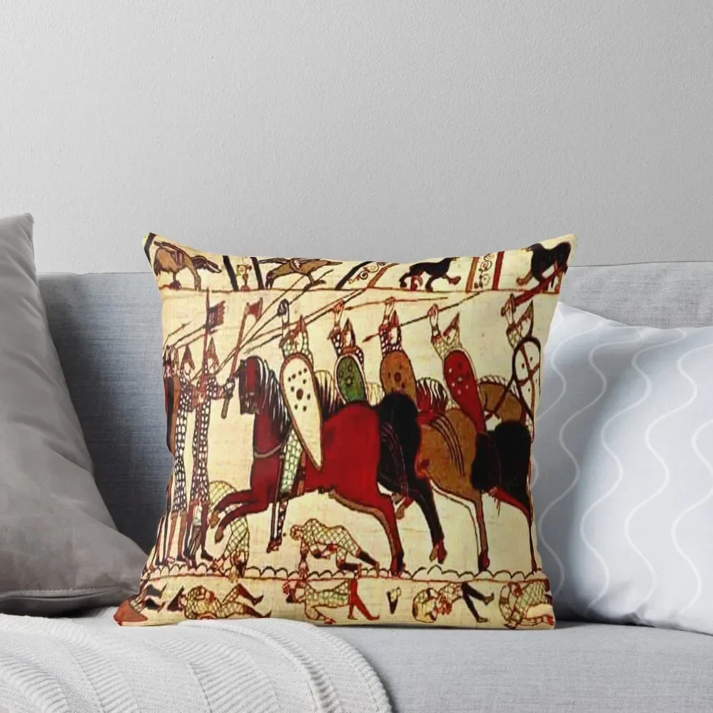 

Battle of Hasting Bayeux Scene Throw Pillow Christmas Pillow Decorative Cushions For Luxury Sofa Sofa Cushions pillow