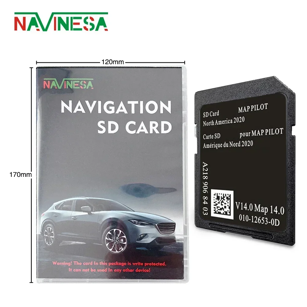 Navigation SD Card Garmin Map for Mercedes AMG CLS63S 2015 2016 2020 North America Car SD Memory Card A2189068403 32GB Sat Nav