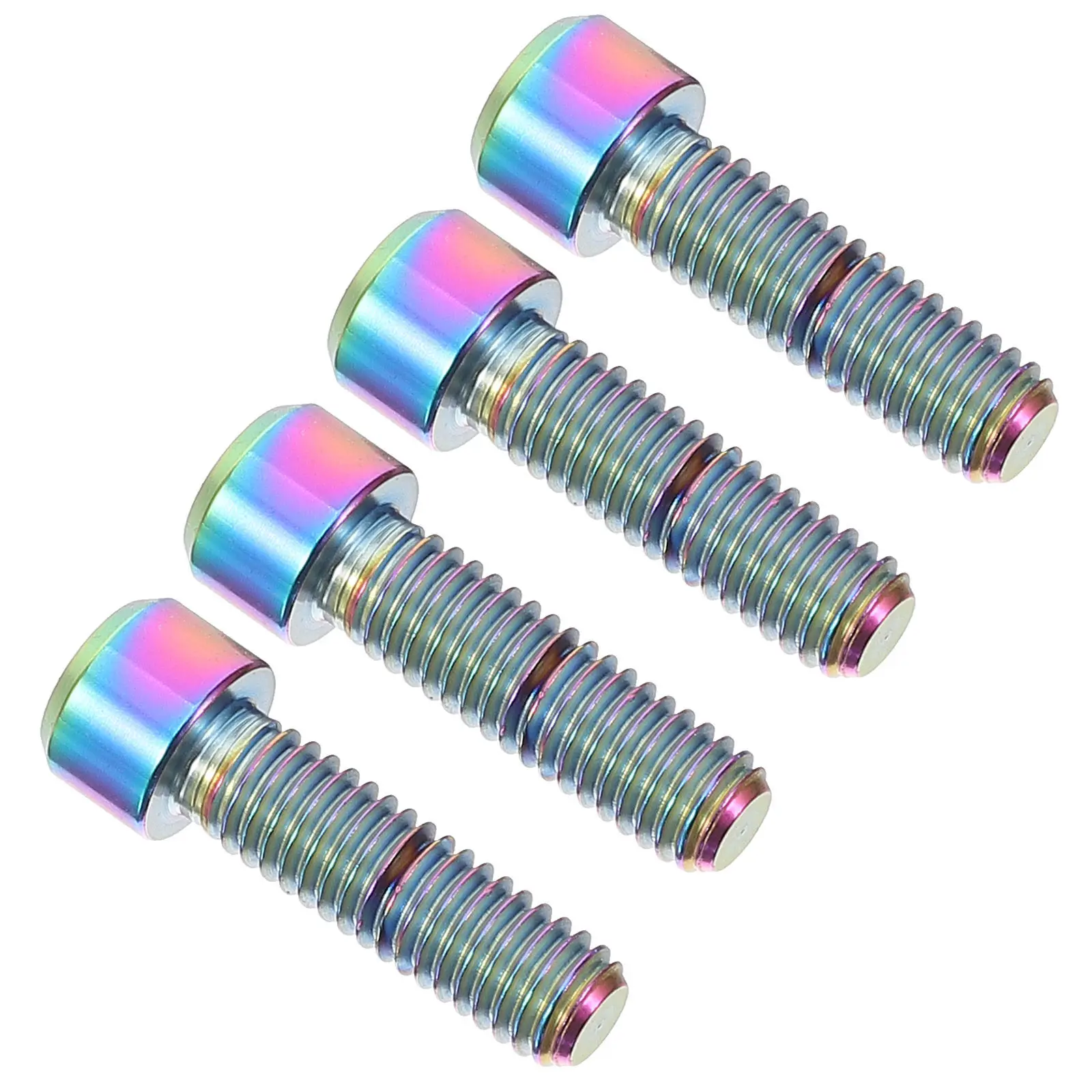 

4Pcs Titanium Alloy Bicycle Disc Brake Bolts Lightweight Sturdy Bike Caliper Screws Repair Fixed Bolts Cycling Accessories