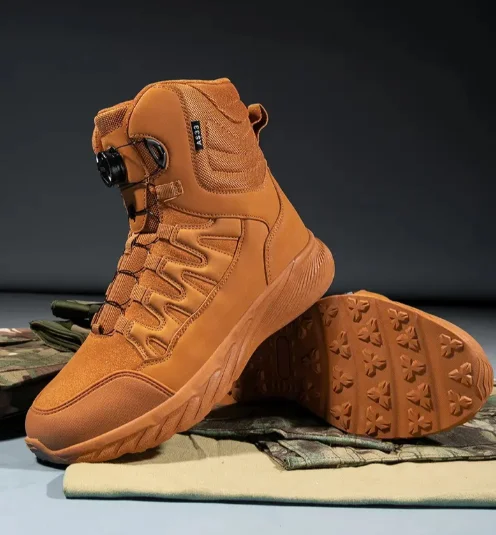 

Large Size Outdoor Hiking Tactical Boots Training Military Boots 39-46 Size Wear-resistant Non-slip and Breathable Combat Boots