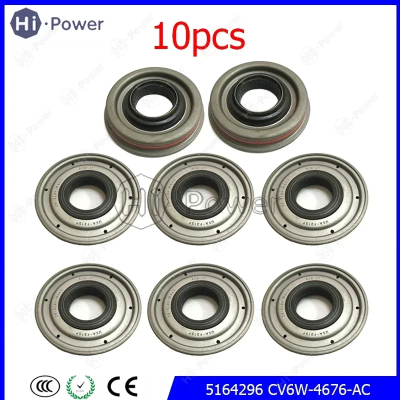 10pcs Rear Differential Oil Seal 5164296 CV6W-4676-AC Auto Part For Ford Maverick Rear Axle Drive Shaft Oil Seal CV6W4676AC