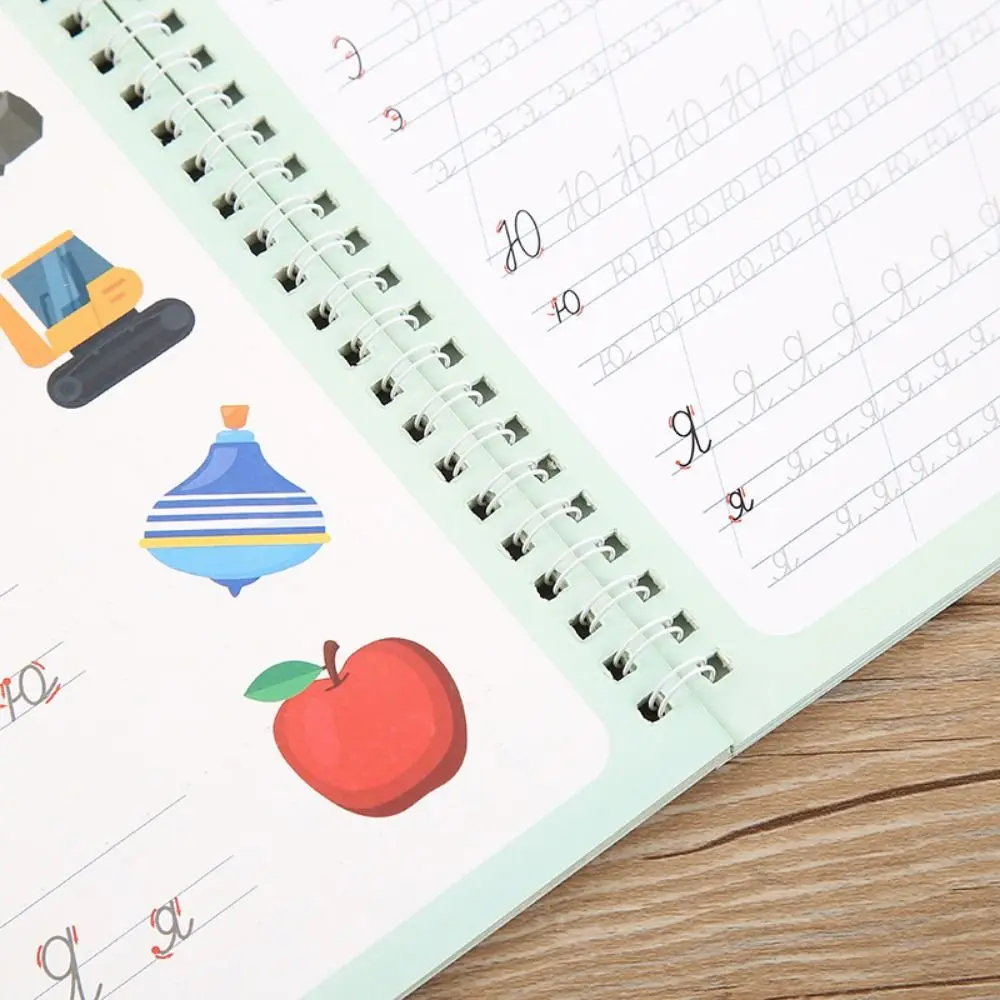 3D Russian Groove Writing Copybook Handwriting Reusable Children's Writing Copybook Groove Design Thickening