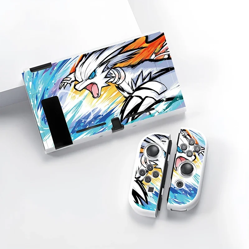 Charizard Reshiram Zachte TPU Anime Skin beschermhoes voor Nintendo Switch NS Joy-Con Controller Bescherming Behuizing Shell Cover