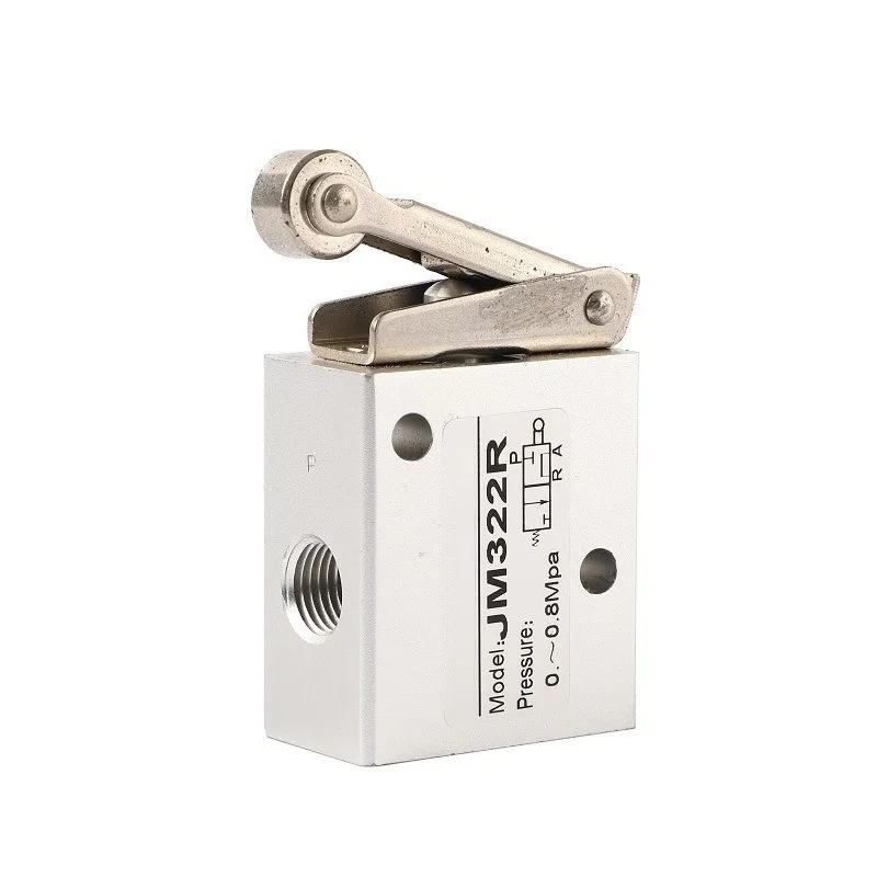 For JM322R/PB/PPL/EB/TB/LB-05/06A/07 Two-position Three-way Pneumatic Control Switch Button Valve