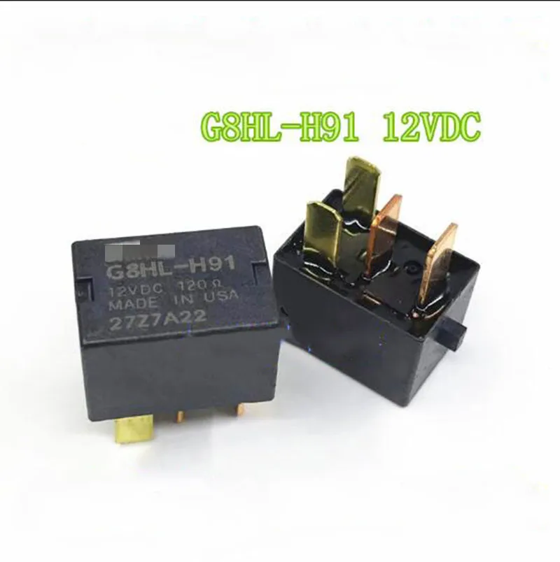 

2 шт. автомобильное реле 12 В G8HL-H91 G8HLH91 G8HL-104 12 В постоянного тока 4 контакта