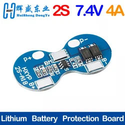 2S 2 Series Li-ion 18650 Lithium Battery Charger Protection Board 7.4V 4A BMS Module DC 9V 12V CC CV Short Circuit Protection