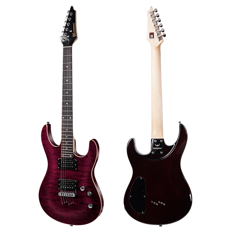 ST-Style 6-String Electric Guitar, Okoume Body, Entry-Level High Grade, with Bag & Accessories