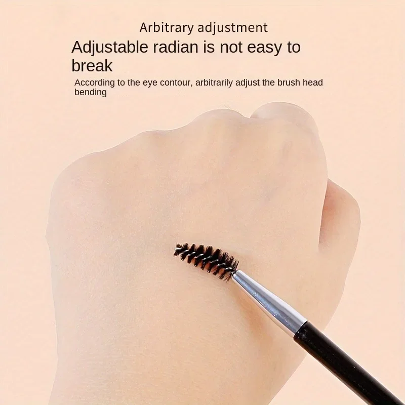 4 Uds nuevo producto cepillo de cejas de doble cabeza cepillo de cejas cepillo de sombra de cejas peine de cejas cepillo de dos cejas