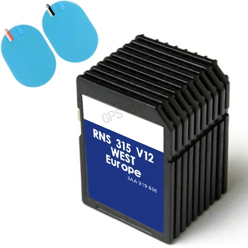 

for Golf Polo Car GPS Device SD Card Update UK EU Road Map for VW Navigation AZ V12 Europa West V12 RNS 315 Version Sat Nav