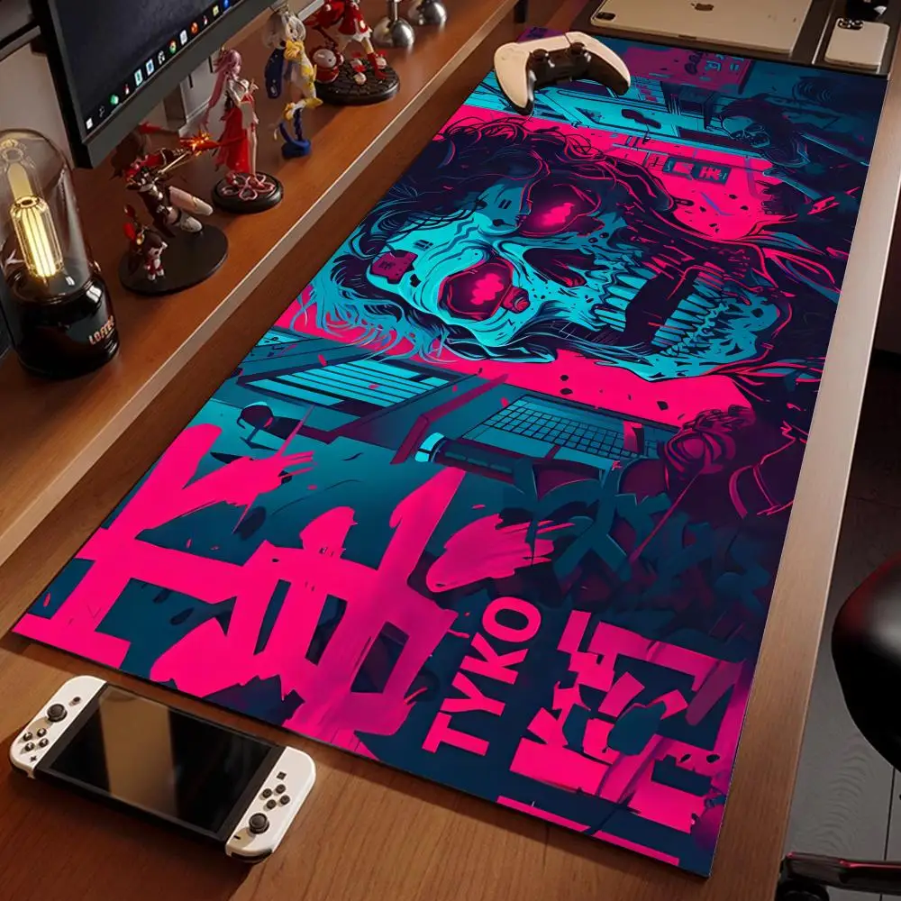 Terrifying zombies 1200x600 Rubber Mouse Pad Home Computer Mousepad Super Big Large Diy Gaming Computer Edge Kawaii Keyboard Mat