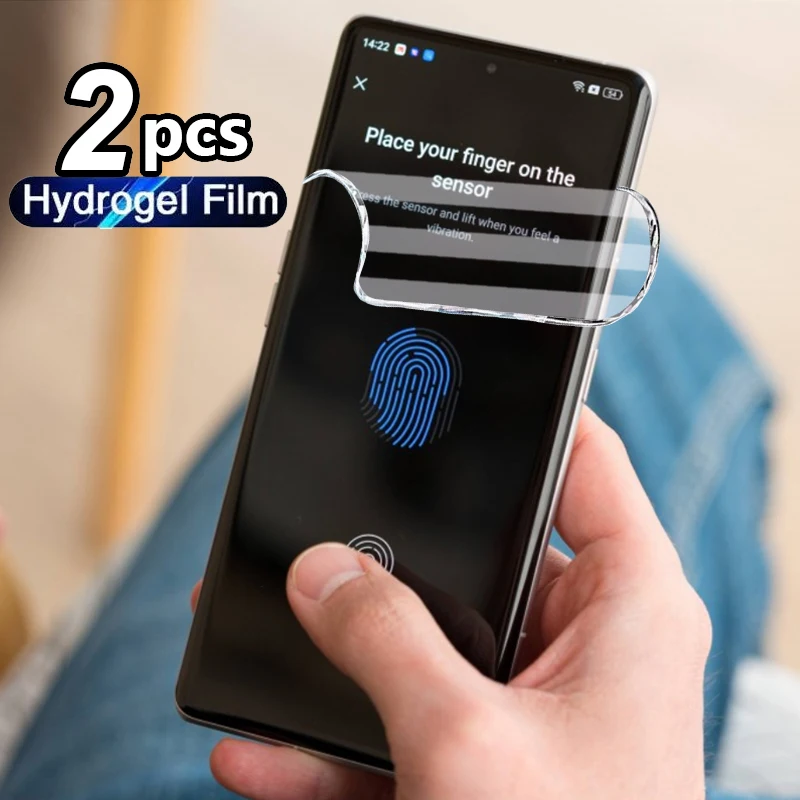 2 Stück Displayschutzfolie für OPPO X6 Por Find X5 X3 Lite X2 Neo Matt HD Full Cover Hydrogel Schutzfolie