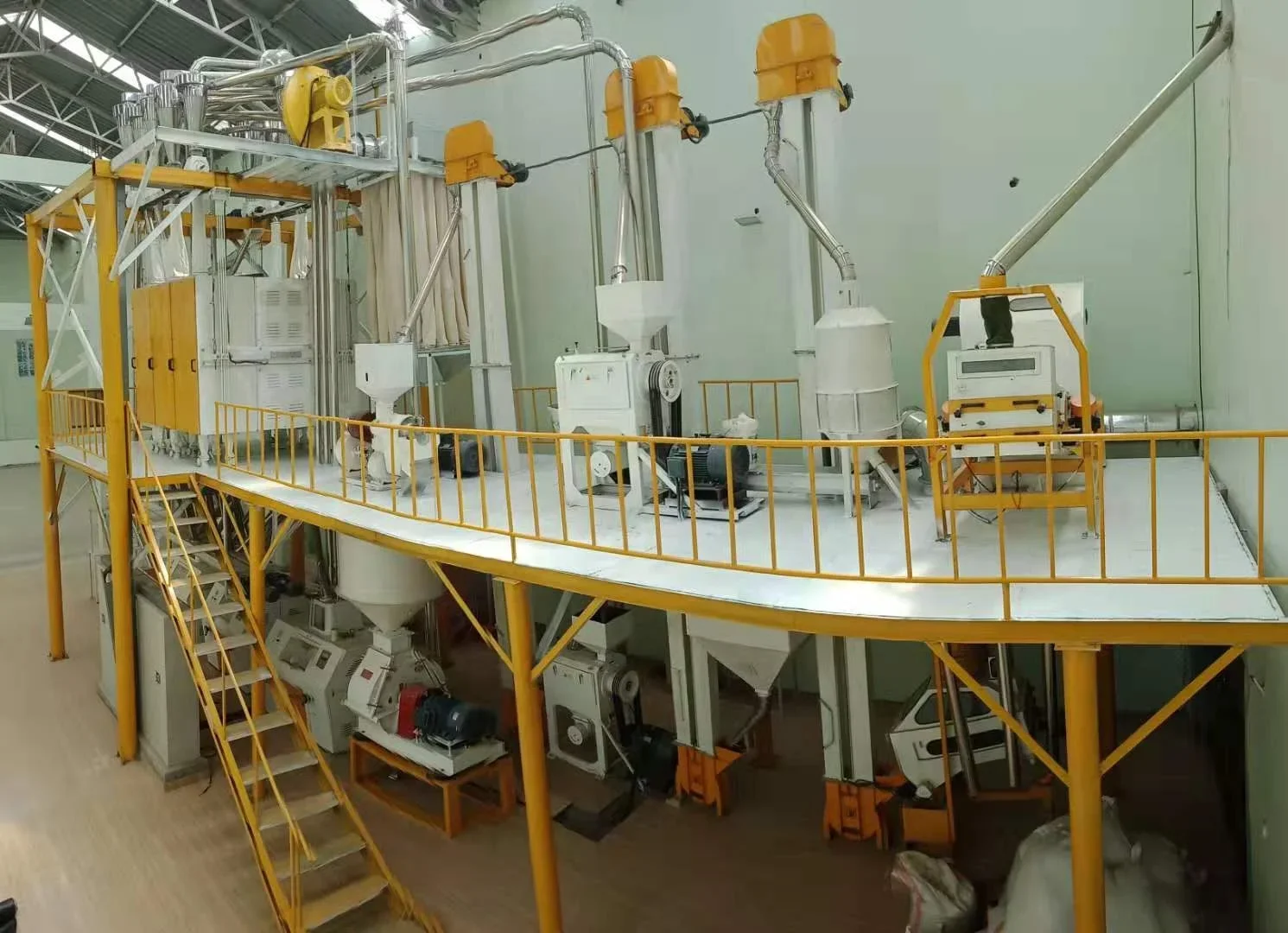 10 20 30 Tons Per Day Flour Milling Machinery Maize Corn Mill Machine Mini Flour Mill Plant
