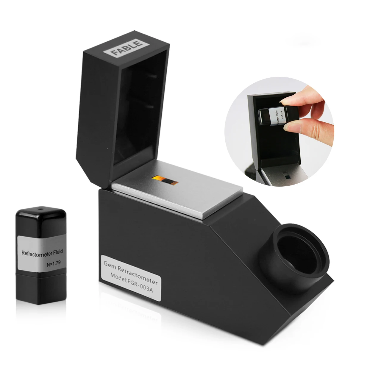 Accuracy Professional Refractive Index Optical Glass Equipment Portable Gem Refractometer China Origin OEM 1 Year
