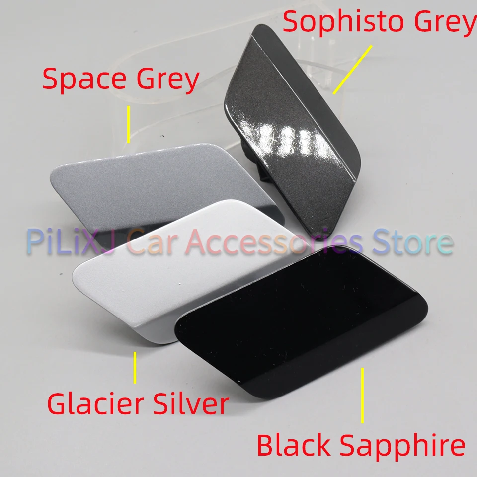 Auto Parts Headlight Washer Cover Cap For BMW X3 X4 F25 F26 LCI M-Sport 2014-2017 High Quality Spray Paint Black White Silver